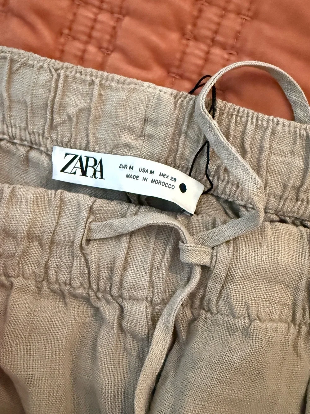 🤎Zara Linen halter top and pants